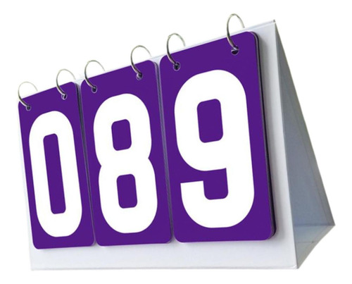 Marcador Deportivo Flip Number Score Board Para FĂștbol