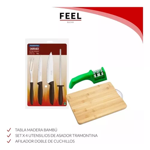 Afilador de cuchillos manual - Cocina Feel Lagom 