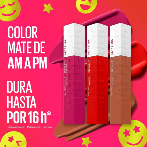 Labial Líquido Larga Duración Superstay Matte Ink Maybelline Insider
