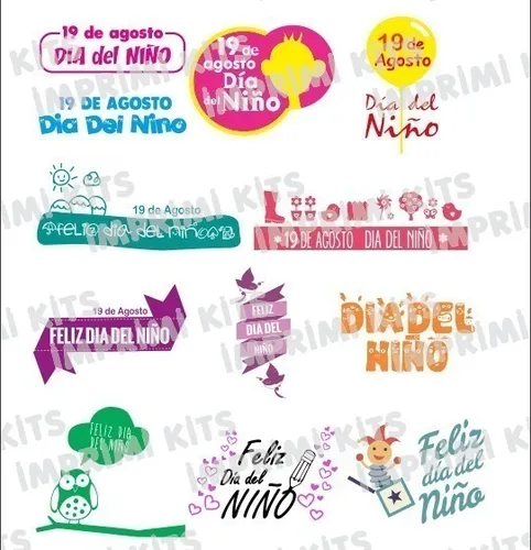 Frases Imprimible Png Dia Del Niño Vinilo Sublimación Tags