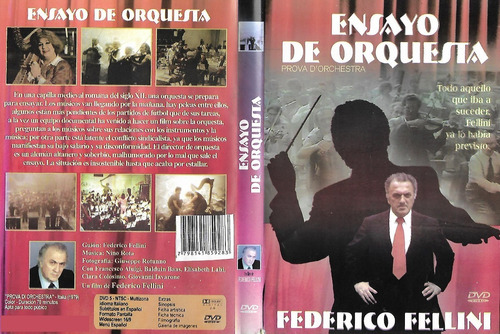 Ensayo De Orquesta Dvd Original Federico Fellini