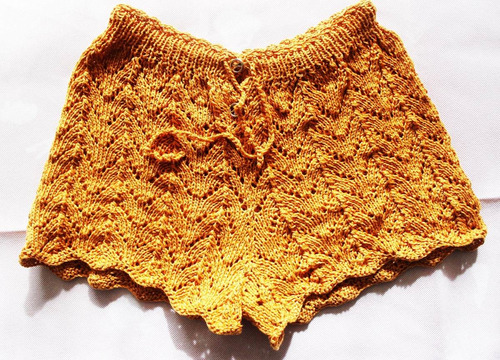 Crochetchile Short Tejido A Mano Talla 36. 