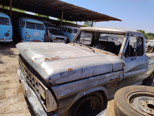 F100 1974 Para Restauração Acompanha Motor V8 292 E Peças