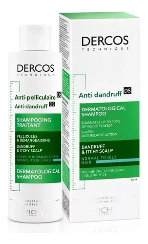 Shampoo Dercos Anticaspa X 200ml - mL a $450