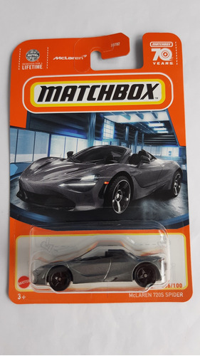 Matchbox Mclaren 720s Spider -no Hot Wheels-  De Colección 