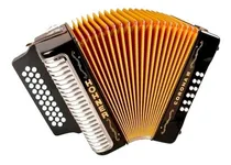 Comprar Acordeón A Botones Hohner Corona Iii Gcf Negro Caja Cerrada