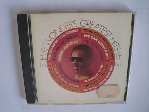 Stevie Wonder Greatest Hits Vol. 2 Motown 1971 Cd Original