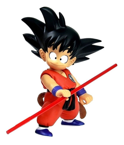 Figura Dragon Ball Z Son Goku Báculo 23 Cm