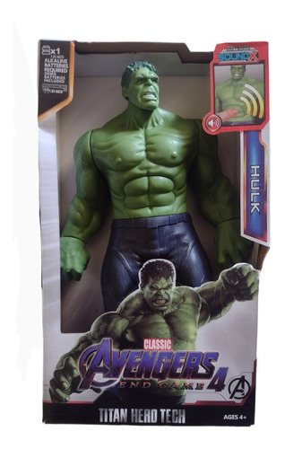 Muñeco Hulk De 30 Cm Los Vengadores