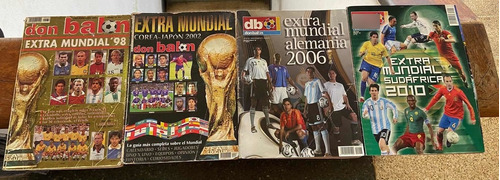 Revistas Don Balón Extra Mundiales 1998, 2002, 2006 Y 2010