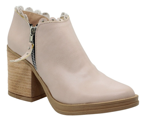 Botas Botinetas Mujer Doble Cierre Lateral Cloy Bym Shoes