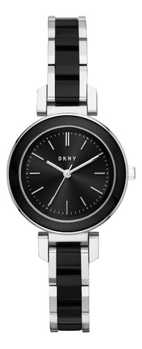 Dkny Ellington Black Dial Ny2590 ¨¨¨¨¨¨¨¨¨¨¨¨¨¨¨¨¨¨dcmstore Color de la correa Plata y Negro Color del bisel Negro Color del fondo Negro