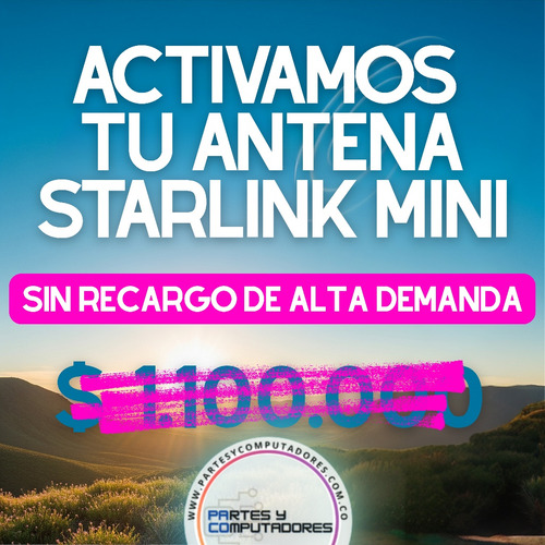 Antena Starlink Activacion Sin Recargo Alta Demanda