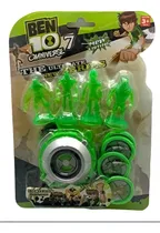 Comprar Reloj Ben 10 Omnitrix Lanza Tazo Con Luz Y Sonido