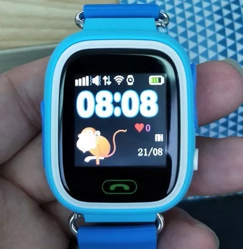 Smartwatch Q90 Reloj Para Niños Gps Llamadas Sos Localizador