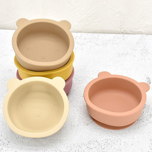 Cuenco De Silicona Con Ventosa Para Bebés Que Se Alimentan S