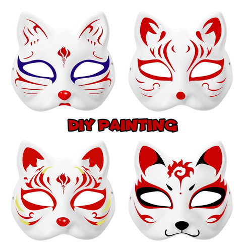 Apettoey 10pcs Máscara De Gato Máscaras Therian Máscaras De