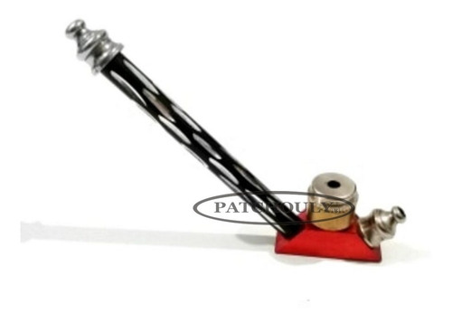 Imagen 3 de 5 de Turbina Pipa Metal Con Tapa Larga Desarmable 13.7 Cm. Color