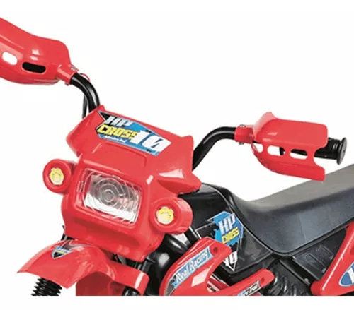 Moto Elétrica Infantil Vermelho Homeplay