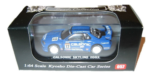 Nissan Skyline Gt-r Calsonic #12 2002 1/64 Kyosho 06082a