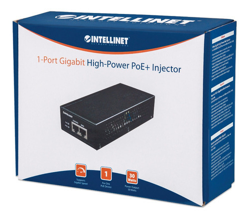 Inyector Poe Gigabit Dealta Potencia 1 Pto 30w, Intellie /v /vc