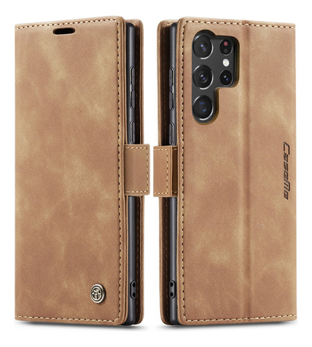 Funda De Piel Tipo Cartera Magnética Para Samsung Galaxy Boo