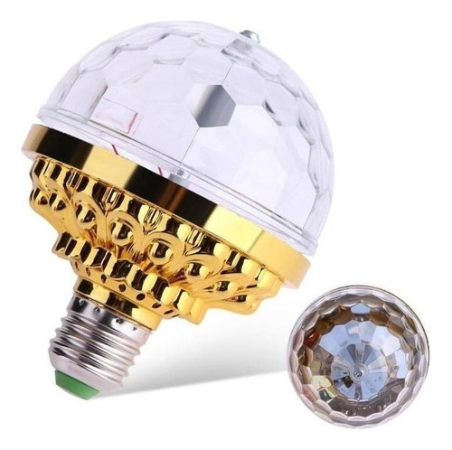 . Lazhu Cristal Magic Ball Rgb Led Stage Disco Lamp