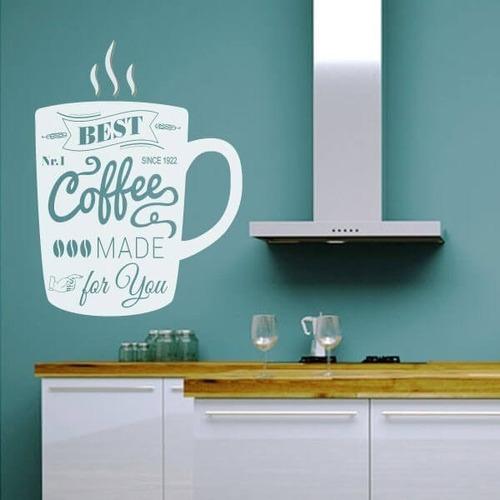 Vinilo Decorativo Autoadhesivo - Taza De Cafe 60x80 Cm