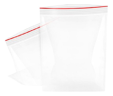 Saco Plastico Abre E Fecha 17x24 Com 10un