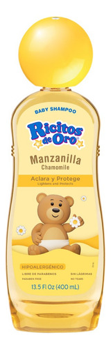 2 Pzs Ricitos De Oro Shampoo Cabello Normal 400ml