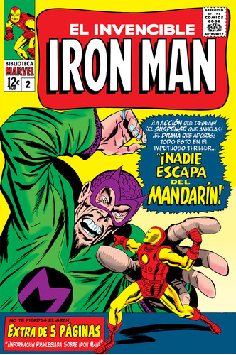 El Invencible Iron Man 2 1963 64, De Stan Lee. Editorial Panini Comics En Español