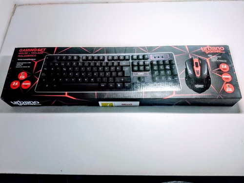 Teclado Urbano Kit Gamer Inalámbrico Mk880