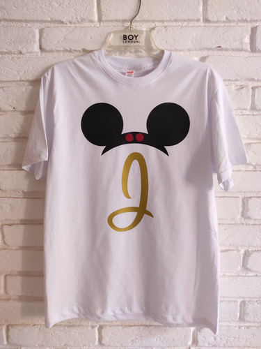 Set De 4 Playeras Personalizadas Minnie O Mickey Disney