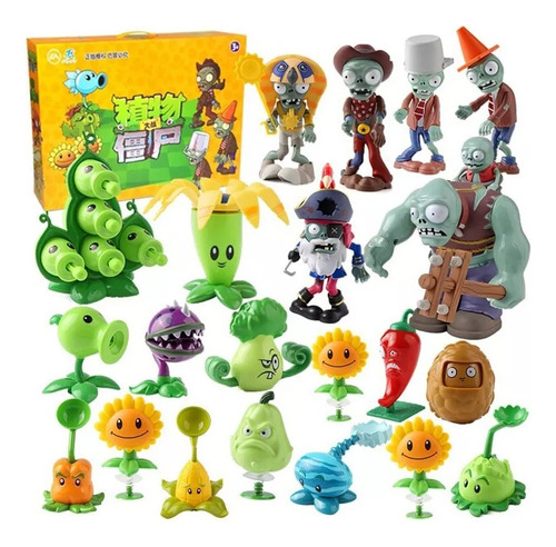 Plantas Vs Zombies Figuras Coleccionables  Excelente Calidad