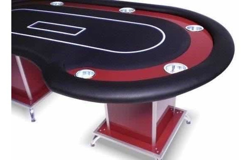 Mesas Poker Profissional Com Pista Personalizada 2,60 X 1,30