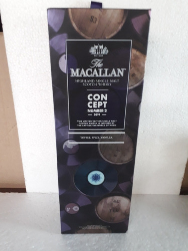 Caja De Whisky  The Macallan  Con Cept 2 Edición  Limitada  