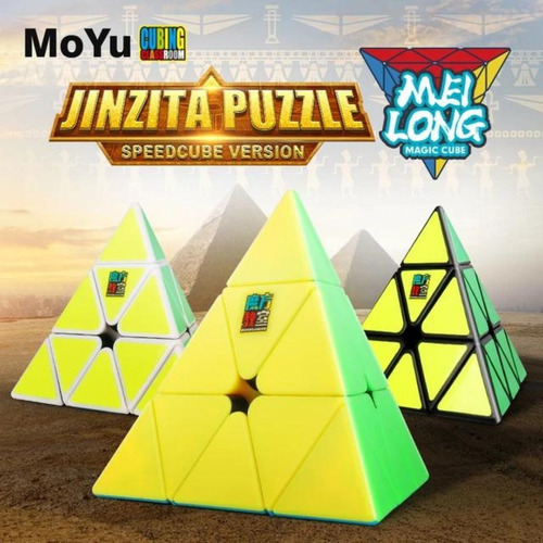Imagen 10 de 10 de Cubo Rubik Moyu Meilong Jinzita Piramide Cubo Magico