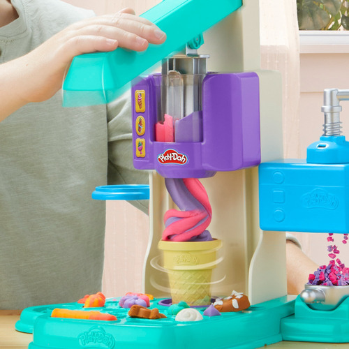 Set De Masas Play Doh Heladería Multicolor +3 Años Multicolor