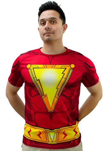 Playera Sublimada Infantil Shazam