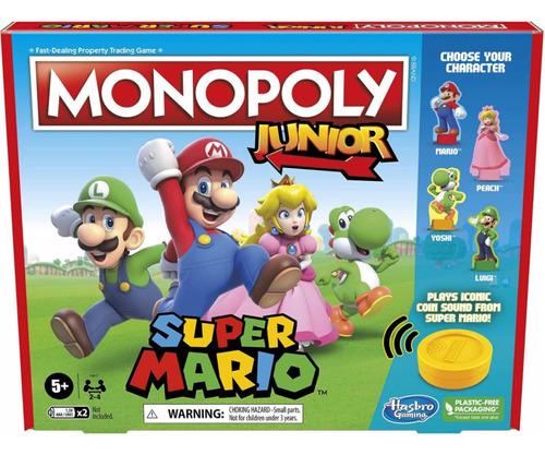 Juego De Mesa Hasbro Monopoly Junior Edición Super Mario