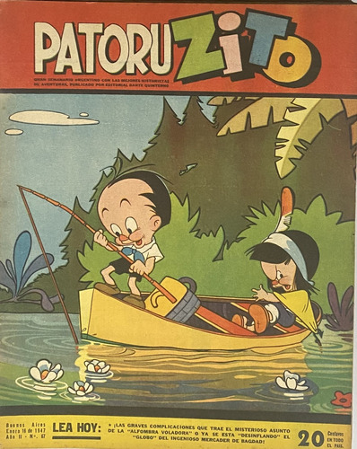 Patoruzito Nº 67 Semanario Historietas Grande Ene 1947 Cl02