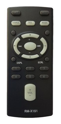 Control Remoto Para Carro Radio Equipo Sony Cd Usb Mp3 