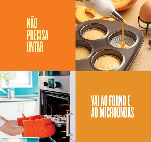 Forma Bolo Inglês Kraft Com Abas 100g Com Tampa 100x60x50mm