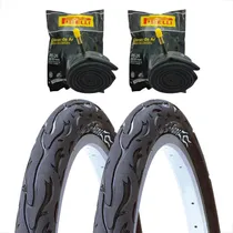 Comprar Kit Par Pneu Kenda Flame Aro 26 + 2 Camara Pirelli Freeride