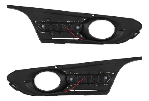 Imagen 2 de 5 de Kit Rejilla Aux Drl Derecho/izquierdo Volkswagen Vento 11/15