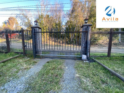 Pucón Terreno 553 M2 C/ Casa 88m2 Sector Quelhue Cod.vtin067