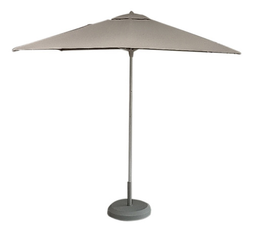 Sombrilla Jardin O Playa 2.5m Color Khaki  + Base Rellenable