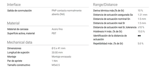 Sensor Inductivo M5 Pnp Na Conector M8 3p Balluff- Bes00hf