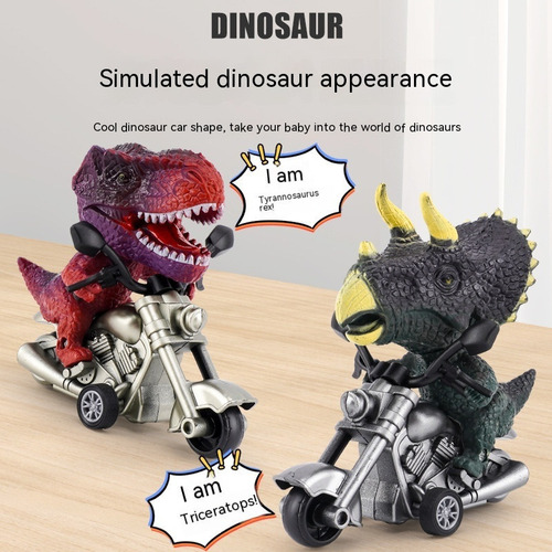 Juguetes For Moto Dinosaur Tyrannosaurus Rex Red Inertia
