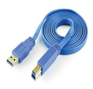 Cable Cliptec Flat Usb3 Impresora Am/bm 1.5m - Tecsys